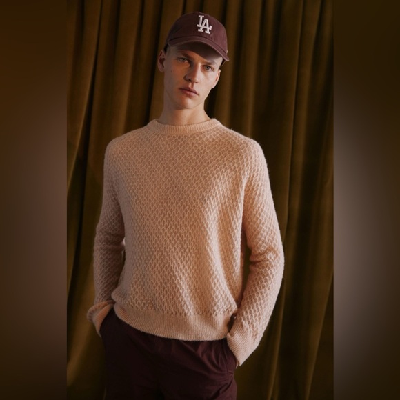 Standard Cloth Sheer Crew Neck Sweater - Picture 1 of 7